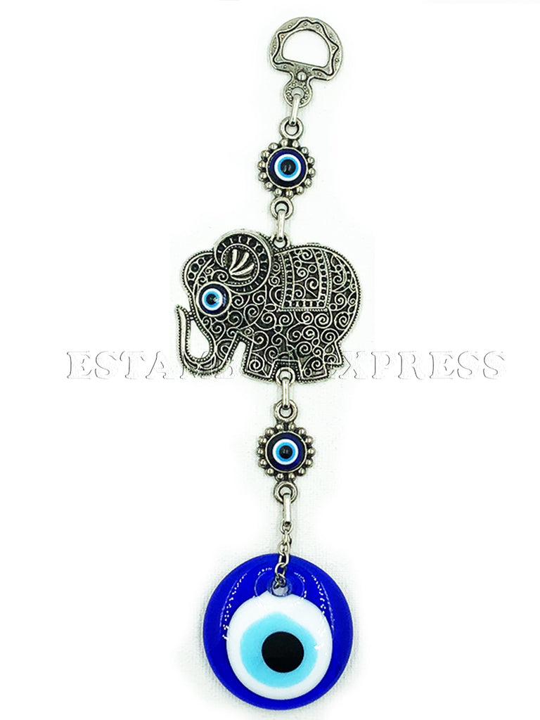Adorno Para Pared Elefante Y Con Vidrio Ojo Turco