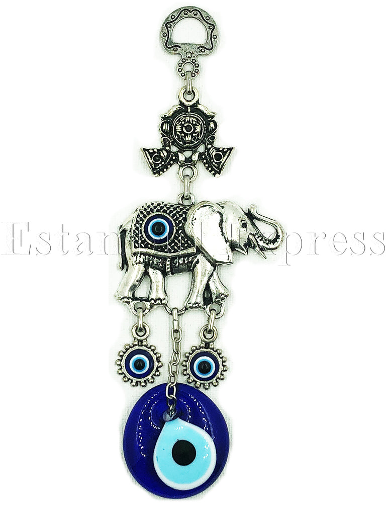 Adorno Para Pared Elefante Y Con Vidrio Ojo Turco