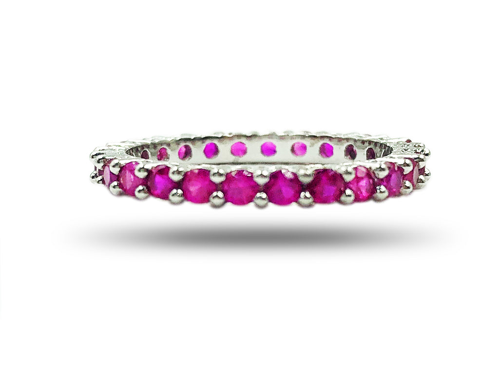 Anillo Churumbela Rosa Plata .925