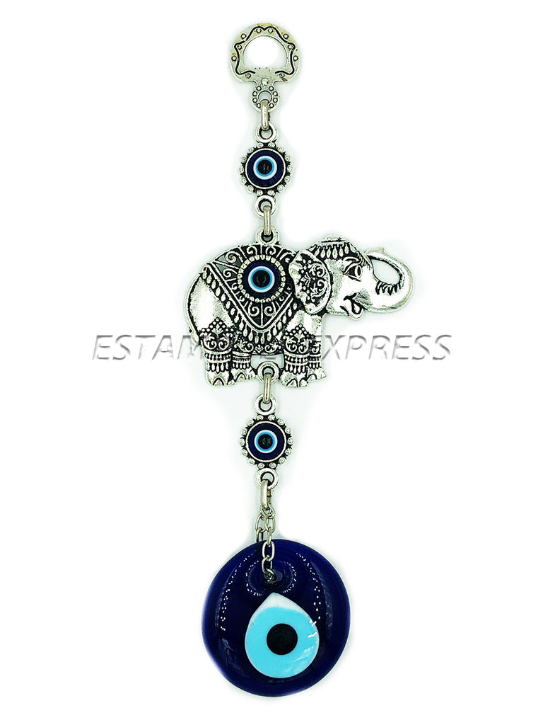 Adorno Para Pared Elefante Y Con Vidrio Ojo Turco