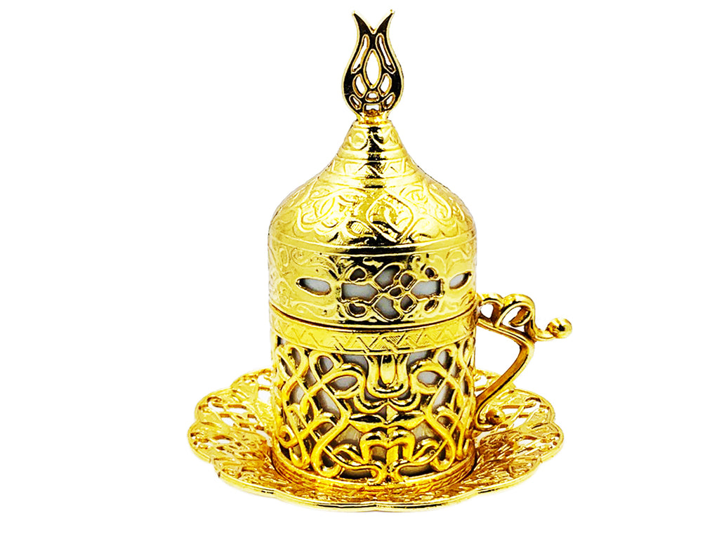 Taza Para Cafe Turco O Espresso Estilo Otomano | Color Dorado